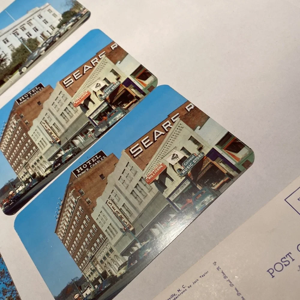 8 vintage postcards from North Carolina unused mint condition